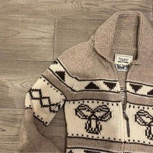 TNA classic artists lambswool sweater size small